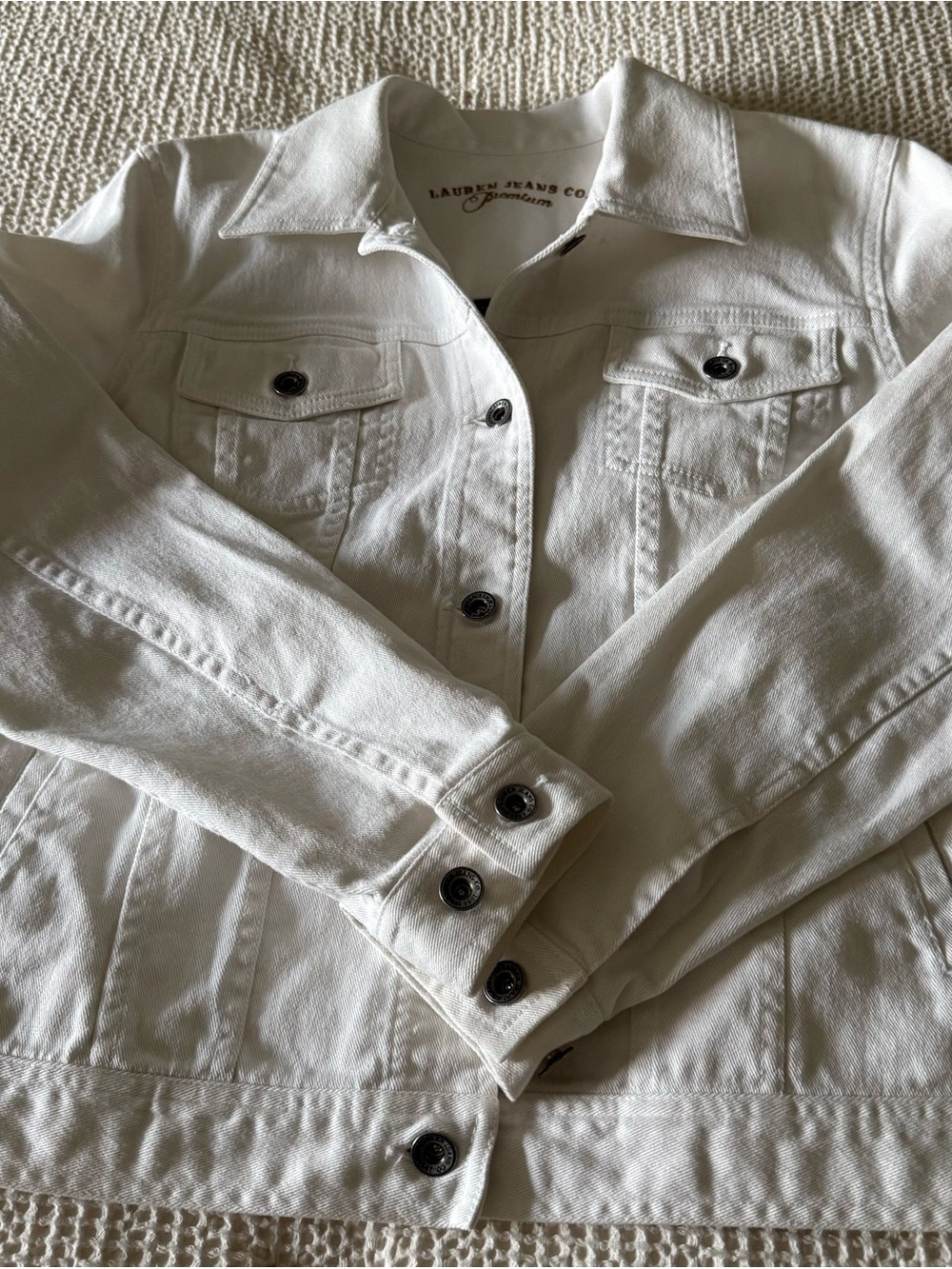 Ralph Lauren White Denim Jean Jacket